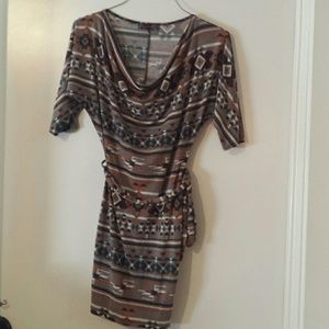 Tribal pattern dress